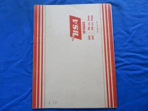 1962 BSA Spares Parts List A50 500 cc Twin A65 650   5101A - Bild 1 von 1