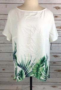 AVA VIV Hi Low Pullover Oberteil Damen 1X Plus Poly/Span S/Ärmel Rundhalsausschnitt Neu ohne Etikett - Bild 1 von 12