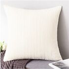 Corduroy Pillow Case Cushion Cover Winter Sofa Plush Velvet Square Home Decor