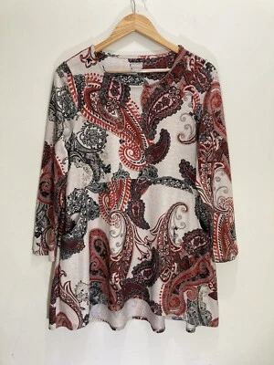 Vestido para mujer Chico’s talla 1 manga mediana larga Foto 1 de 4