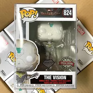 Funko Pop Wanda Vision: The Vision #824 Diamond Exclusivo "Como Nuevo" - Imagen 1 de 5