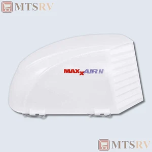 Maxxair II Deluxe Large RV Vent Cover w/EZ Clips in WHITE (Translucent) - SINGLE - Picture 1 of 4