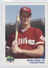 1992 Classic Best Clearwater Phillies Mickey Hyde #6