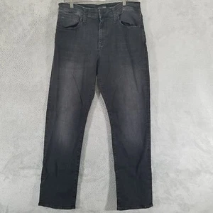 Pantalones de mezclilla Mavi para hombre 32x32 negros Myles pierna recta elásticos informales - Imagen 1 de 13