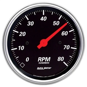 AutoMeter 1490 Designer Black In-Dash Electric Tachometer - Picture 1 of 1