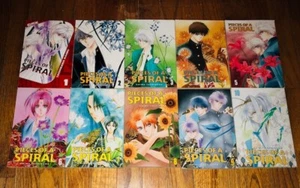 Pieces Of A Spiral Volume 1-10 COMPLETE Kaimu Tachibana English Manga CMX OOP - Picture 1 of 4