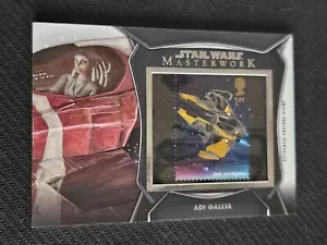 2021 TOPPS STAR WARS MASTERWORK ADI GALLIA SC-AG AUTHENTIC POSTAGE STAMP - Picture 1 of 2