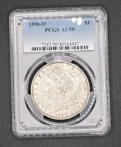 1896-O Morgan Dollar | PCGS AU50 - Picture 1 of 4