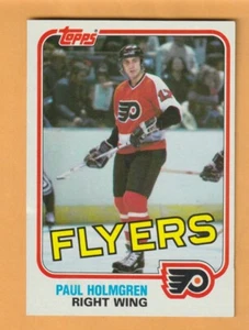 Paul Holmgren Philadelphia Flyers 1981-82 Topps #E105 - Imagen 1 de 2
