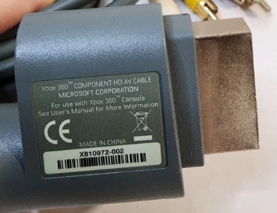 XBox 360 Component HD AV Cable X810972-002 - Image 1 of 3