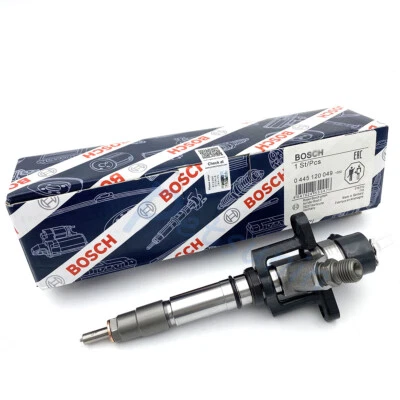 Rail Fuel Injector For Mitsubishi Engine 4M50 4.9L 0445120049 ME223750 ME223002 - Image 1 of 4