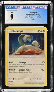 Drampa Ultra Prism #117/156 Holo CGC 9 - Picture 1 of 2