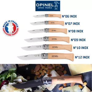 Véritables couteaux OPINEL VRI Lame acier inoxydable fabriqués en FRANCE - Imagen 1 de 7