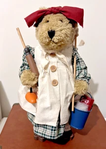 Vintage- International Art Enterprise Co. Plush Lady Housework Bear - Picture 1 of 7