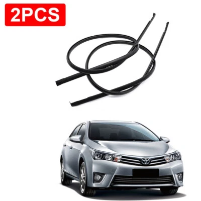 Kit de molduras de goma para techo Toyota Corolla 2003-2008 de 2 piezas Foto 1 de 4