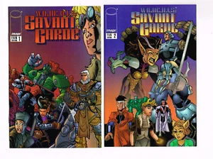 2-4-1 SAVANT GARDE FAN EDITION #1 y #2 casi nuevo+ nueva imagen cómics 1997 primeras impresiones - Imagen 1 de 2
