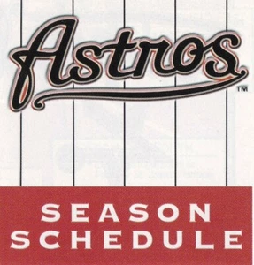 Calendario de béisbol de los Astros de Houston de la MLB de 1980 a 2000 - U-Pick de la lista - Imagen 1 de 47