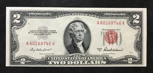 U.S. Legal Tender $2 Small Size Fr 1510 Gem BU 1953 A - Picture 1 of 2