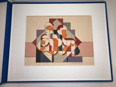 Plotterzeichnung Herbert W. Kapitzki Zertifikat OVP Limitierte Handsigniert 1987 - Bild 1 von 4