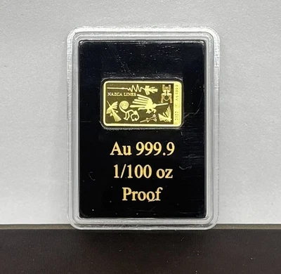 2022 Solomon Islands 1/100 oz 999.9 Fine Gold.  NAZCA LINES - Image 1 of 4