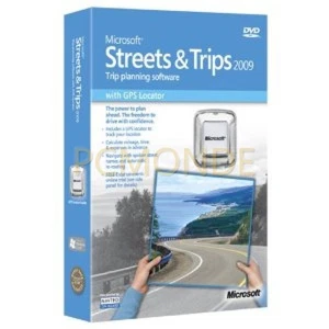 Microsoft Streets & Trips 2009 for PC - USA - GPS Locator (ZV3-00019) - Picture 1 of 1