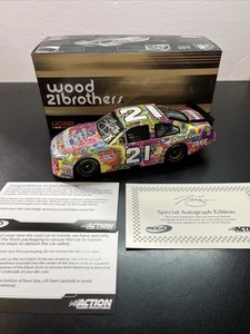 Trevor Bayne #21 JDRE 2011 Fusion 408 of 558, 1/24 Wood Brothers Signed COA C6 - Picture 1 of 20