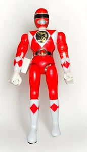 Modellino Mighty Morphin Power Ranger Jason Bandai 1993 Rosso 8" Kick Action - Foto 1 di 5