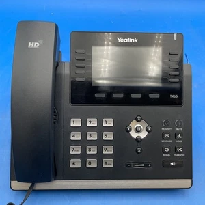 Téléphone IP Verizon Yealink SIP-T46S avec support et téléphone - Photo 1/3