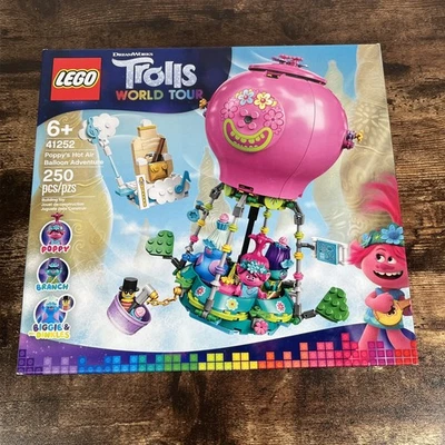 LEGO Trolls World Tour Poppy's Hot Air Balloon Adventure (41252) NEW - Image 1 of 4