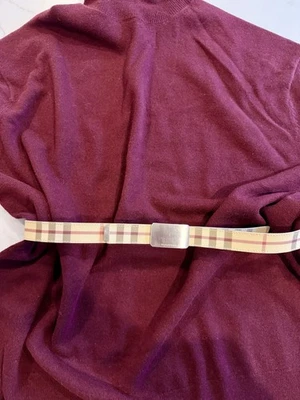 Cinturón unisex Burberry vintage Foto 1 de 4