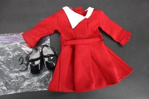 AMERICAN GIRL DOLL KIT 18 INCH DOLL RED HOLIDAY DRESS With Shoes - Picture 1 of 6