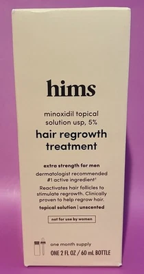 hims  Topical Hair Regrowth Treatment Minoxidil Solution 5% - New Old Stock READ - Image 1 of 4