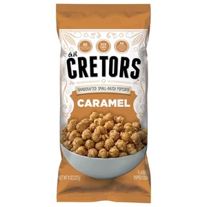 Gourmet Caramel Popcorn 8 Ounce Pack of 6 Gluten Free Snack Treats - Picture 1 of 8