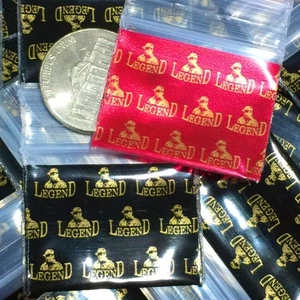BaggiesSince 1987- 12510 BOLSAS DE DISEÑO CON SELLO DE CREMALLERA 1.25X1 el Chapo 100PCS, 👀Detalles🔽 - Imagen 1 de 14