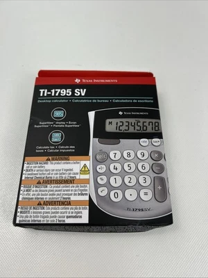 Texas Instruments TI-1795 SV Simple Desktop Calculator  - Image 1 of 2