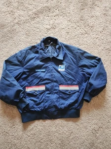 Vtg 90s USPS Full Zip Bomber Jacket Mens XXL - Picture 1 of 11