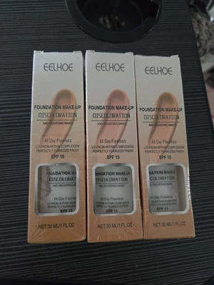  3 Boxes Color Changing Foundation Flawless Color Change SPF15 30 ML  - Image 1 of 4