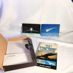 CONCORDE COLLECTION, SIGNED BOOK AND FOLIO W/POSTCARDS,WRITING PAPER, ENVELOPE - Picture 1 of 17