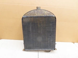 VTG ANTIQUE ORIGINAL FORD MODEL T A BRASS TANK RADIATOR UNTESTED - Picture 1 of 24