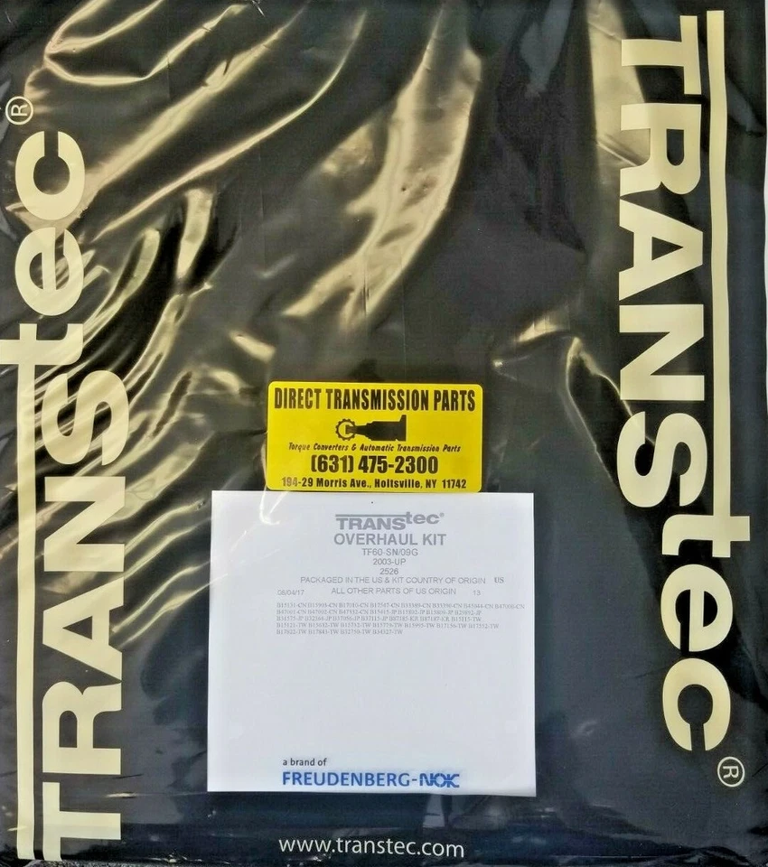 Kit de reconstrucción maestro de transmisión A340H para Isuzu Trooper II l4 1987-1991 Foto 1 de 4