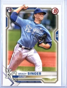2021 Bowman #29 Brady Singer RC Rookie Card - Bild 1 von 2