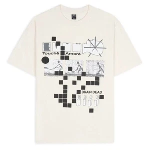 Brain Dead x Touché Amoré Camiseta Banda Camiseta Natural LA Hardcore L GRANDE - NUEVA SIN ETIQUETAS - Imagen 1 de 7