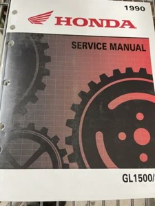 1990 Honda Oro Ala Goldwing GL1500 Servicio Reparar Tienda Manual Fábrica Nuevo - Imagen 1 de 9