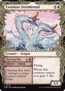 MTG | Twinmaw Stormbrood | Tarkir Dragonstorm | SHOWCASE | FOIL | NM | EN - Bild 1 von 3