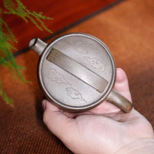 Tetera de arcilla original Ore Real Yixing Zisha Duan gran apertura para té Pu'er 180 ml - Imagen 1 de 11