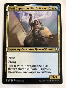 MTG Dominaria Raff Capashen, Ship's Mage 202/269 NM - Picture 1 of 2