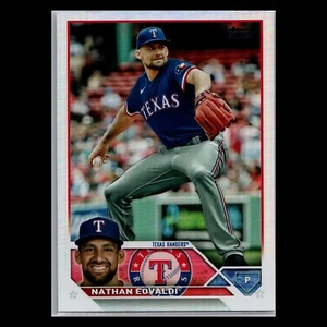 2023 Topps Series 2 - #341 Nathan Eovaldi Rainbow Foil - Texas Rangers - Picture 1 of 2