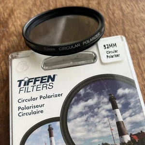 Tiffen 52mm Circular Polarizer - 52CP - Lens Filter Excellent Condition - Picture 1 of 1