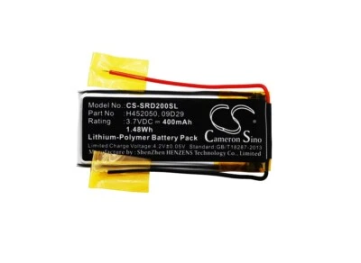 CAMERON SINO 400mAh Battery For Scala Rider and Cardo,Q2,Q2 pro,Solo,Freecom 2,Scala Rider Q2