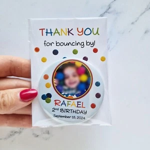 Birthday Souvenir Lets have Ball Fridge Photo magnet Second Return Gift Guests - Picture 1 of 7
